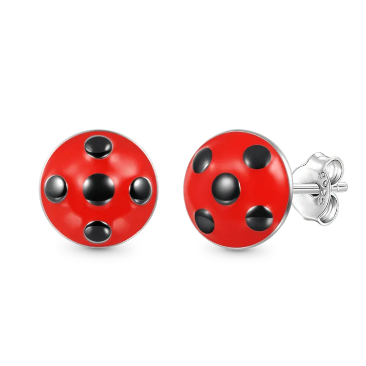 Miraculous - Ladybug Stud Earrings