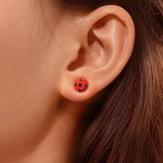 Miraculous - Ladybug Stud Earrings